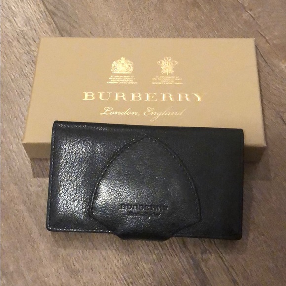 Authentic Burberry three fold long wallet - Picture 3 of 6